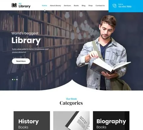 Book Store WordPress Theme