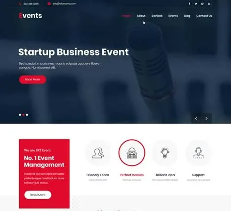 Conference WordPress Theme