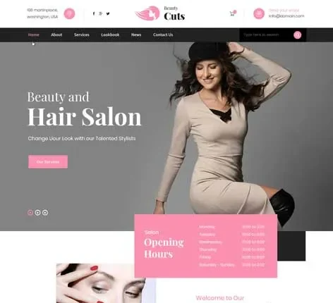 Hair Stylist WordPress Theme