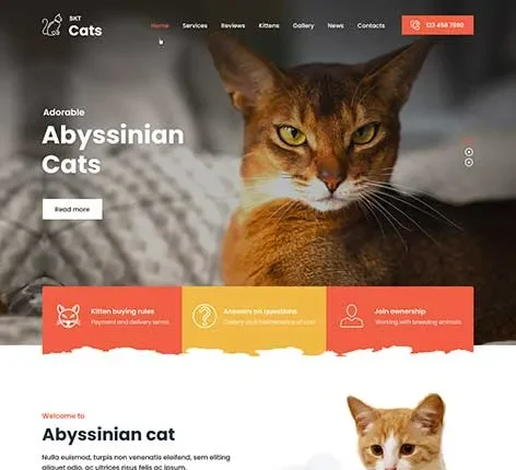 Pet Animals WordPress Theme