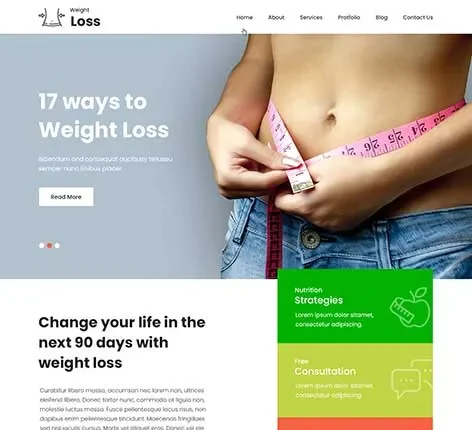 Fitness WordPress Theme