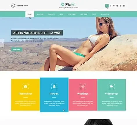 Photo Studio WordPress Theme