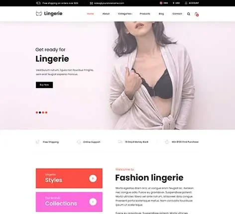 Underwear WordPress Theme