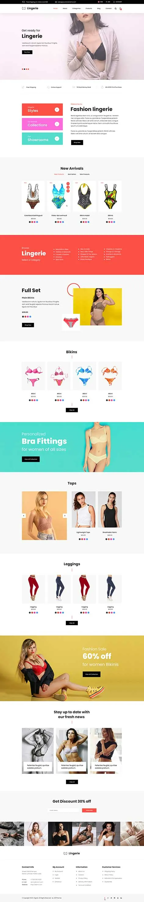 Underwear WordPress Theme