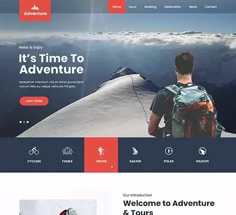 Adventure Tours WordPress Theme