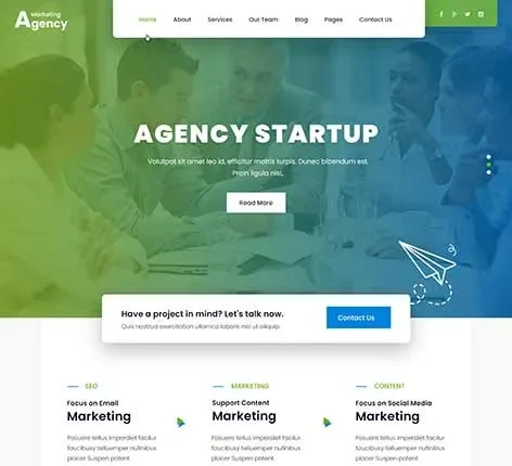 Digital Agency WordPress Theme