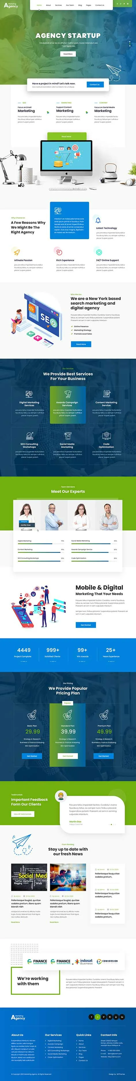 Digital Agency WordPress Theme
