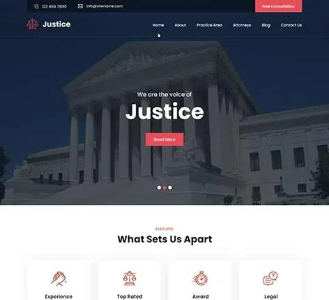Lawyer WordPress Theme