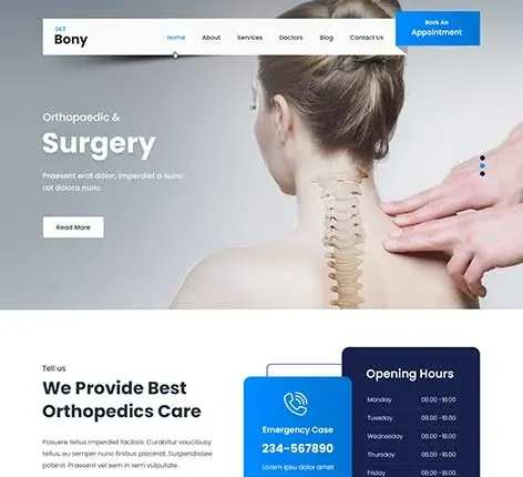 Orthopedic WordPress Theme