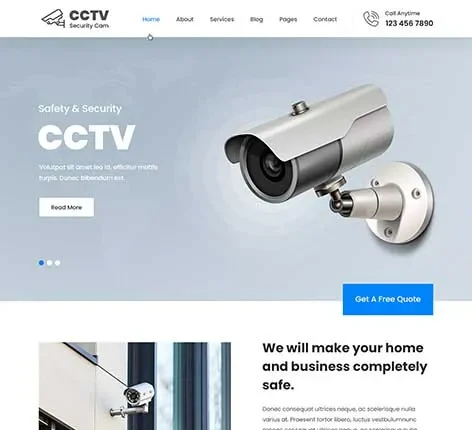 Security Camera WordPress Theme