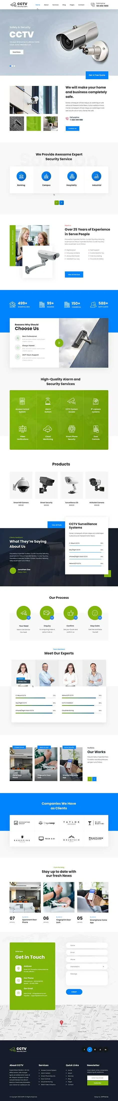 Security Camera WordPress Theme