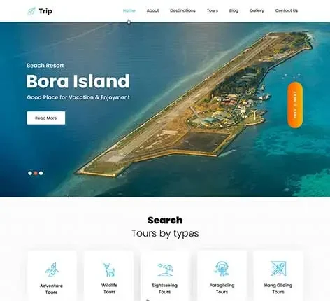 Tours and Travel WordPress theme