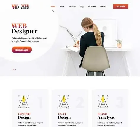 Graphic Designer WordPress Theme