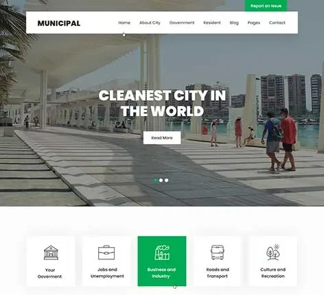 Municipality WordPress Theme