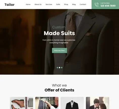 Tailoring Services WordPress Theme
