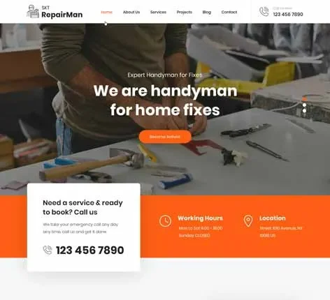 Appliance Repair WordPress Theme