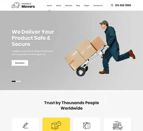 Moving Company WordPress Theme