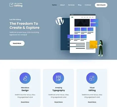 Block Based WordPress theme