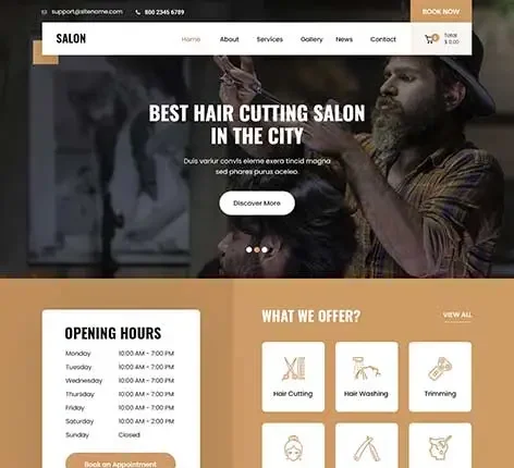 Hairdresser WordPress Theme