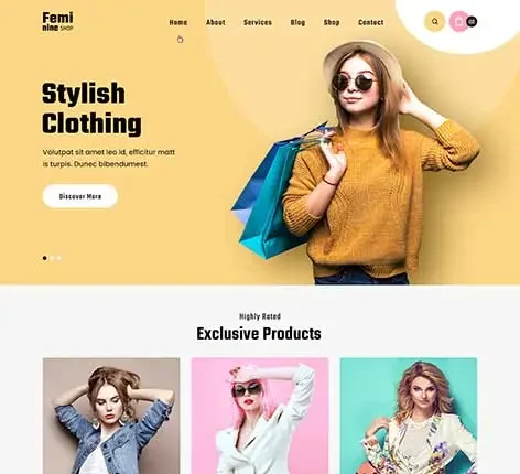 Feminine Style WordPress Theme