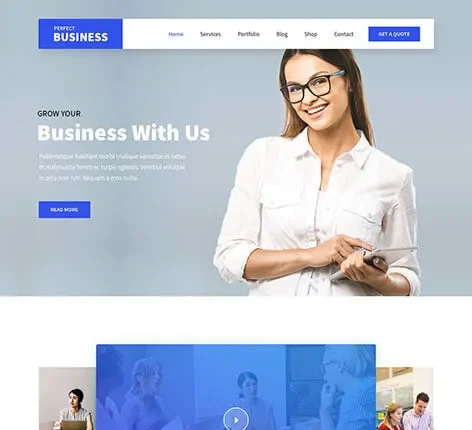 Corporative WordPress Theme