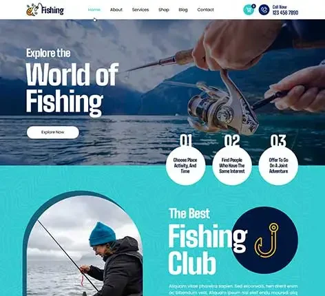 Go Fishing | Fishing WordPress Theme