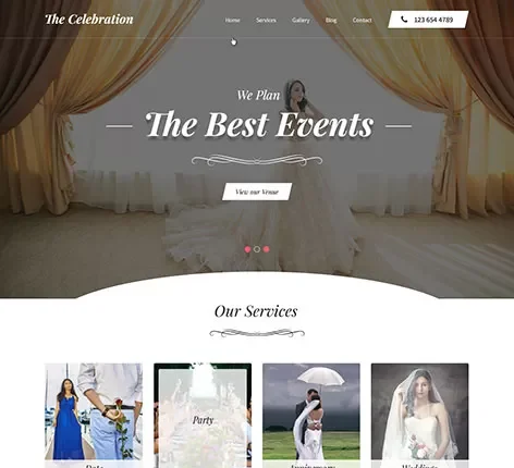 Marriage Hall WordPress Theme