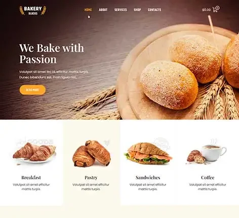 Sweet Shop WordPress Theme