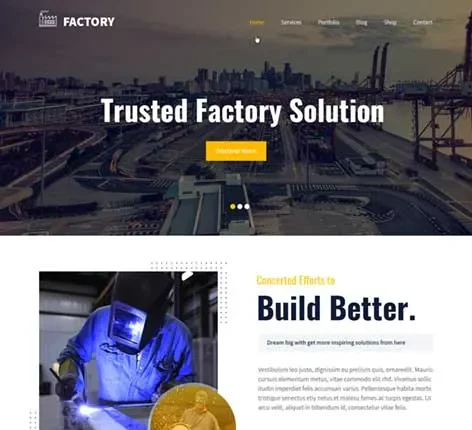 Factory Hub WordPress Theme