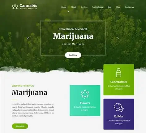 Medical Marijuana WordPress Theme