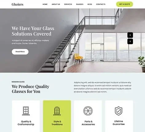 Stained Glass WordPress theme