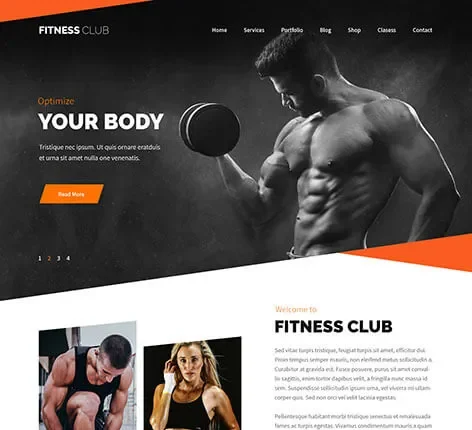 Fitness Life WordPress Theme