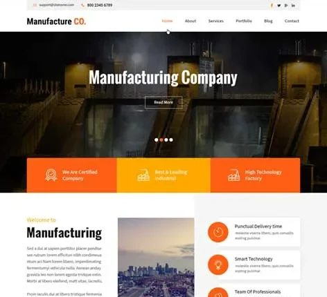Steel Factory WordPress Theme