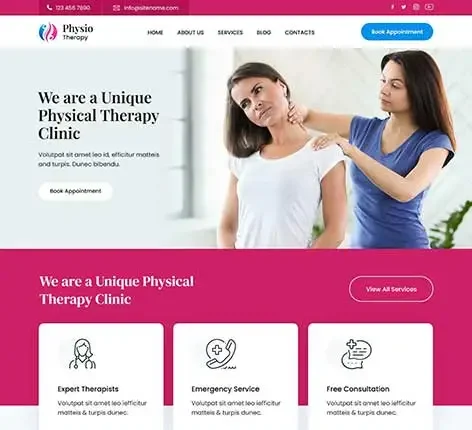 chiropractor WordPress theme