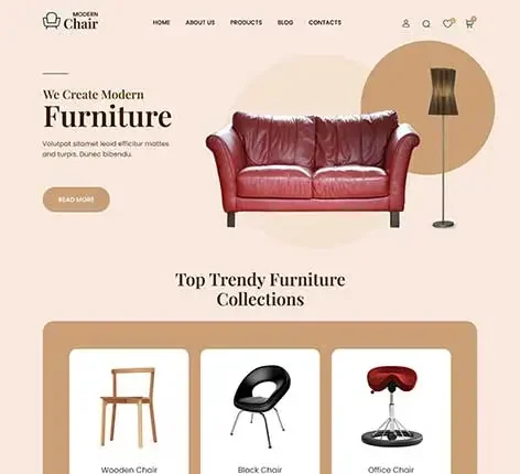 Luxury Furniture WordPress Theme