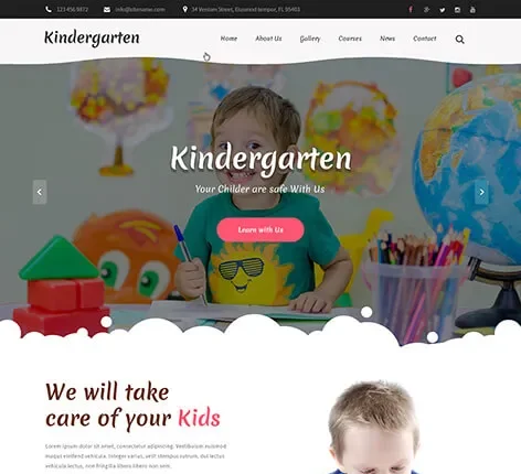 Preschool WordPress theme