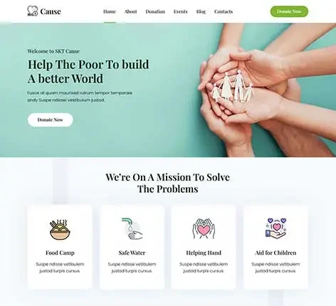 Fundraising WordPress Theme
