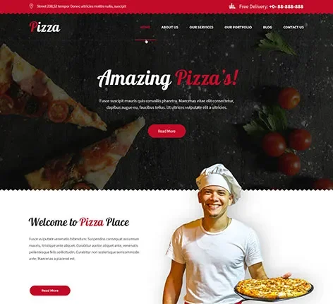 Pizza WordPress Theme