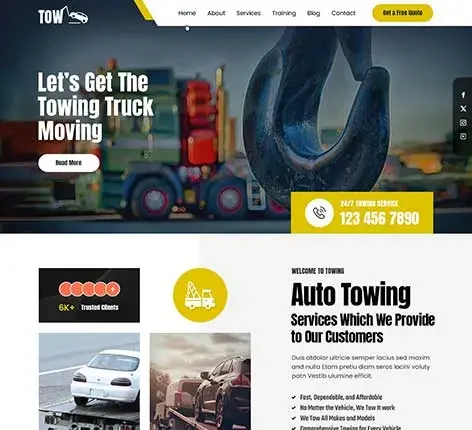Transport WordPress theme