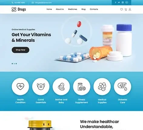 Pharmaceutical WordPress Theme