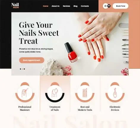 Nail Art WordPress Theme