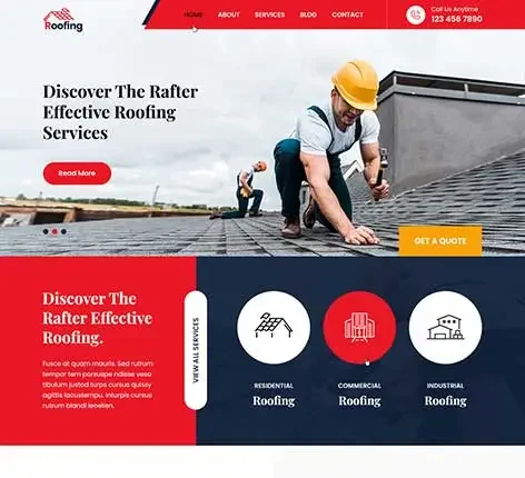 Roofing Services Company WordPress Theme