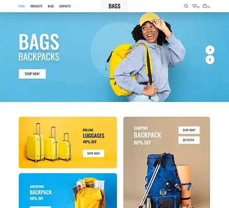 SKT Bags - Bag Shop WordPress Theme