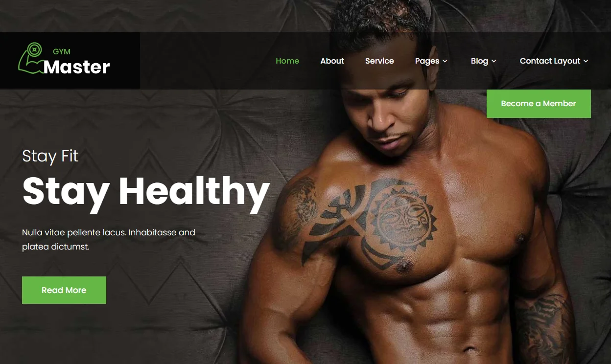 Gym Master - Pilates WordPress Theme