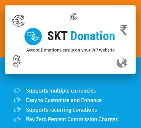 Free SKT Donation Plugin