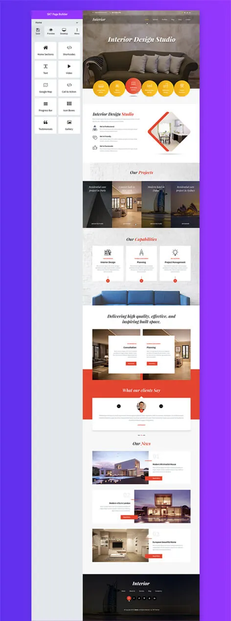 SKT Page Builder
