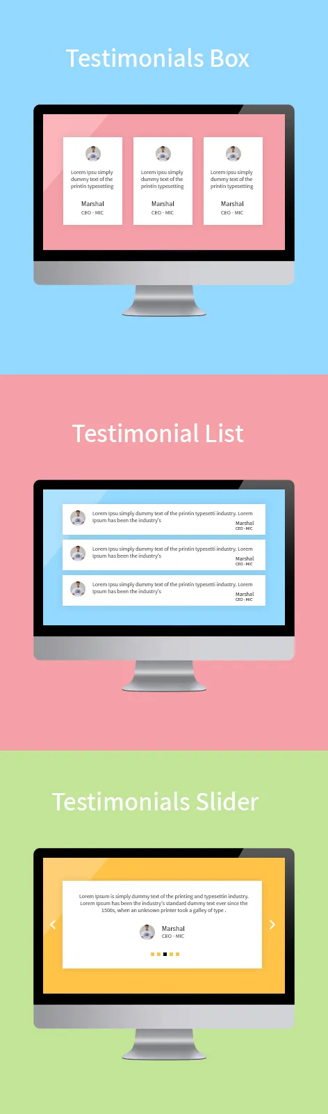 testimonials