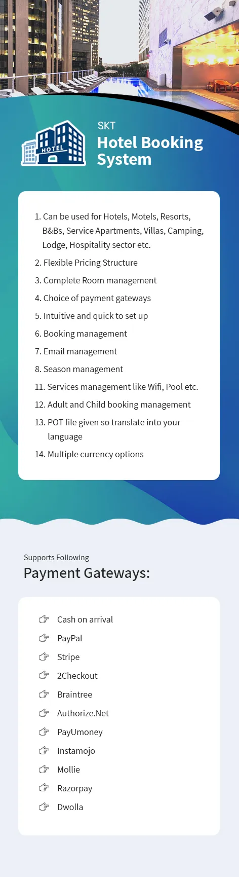 SKT Hotel Booking