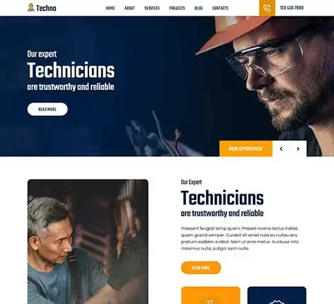 Mechanics WordPress Theme