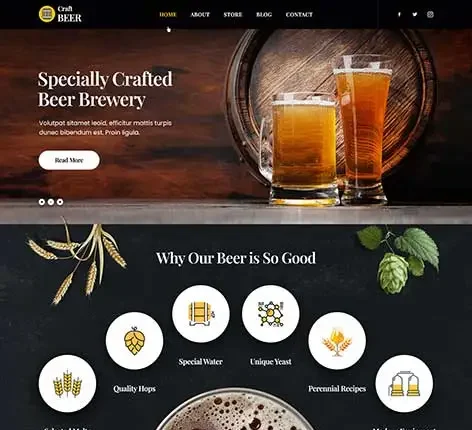 Drinks Shop WooCommerce Theme